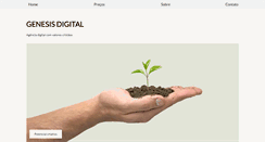 Desktop Screenshot of genesisdigital.com.br