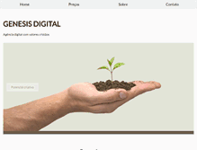 Tablet Screenshot of genesisdigital.com.br