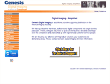 Tablet Screenshot of genesisdigital.com